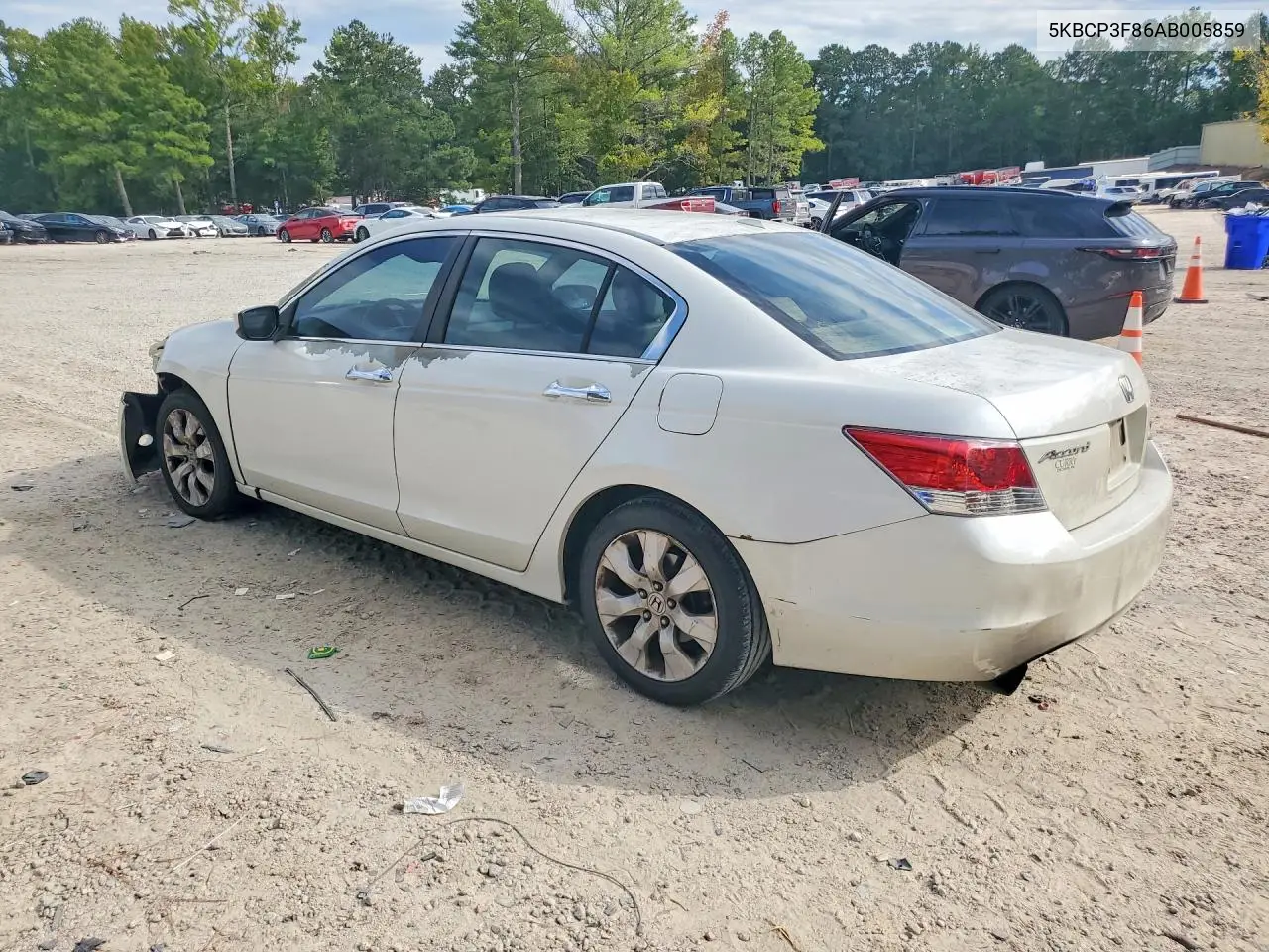 2010 HONDA ACCORD VIN 5KBCP3F86AB005859 — фото 2