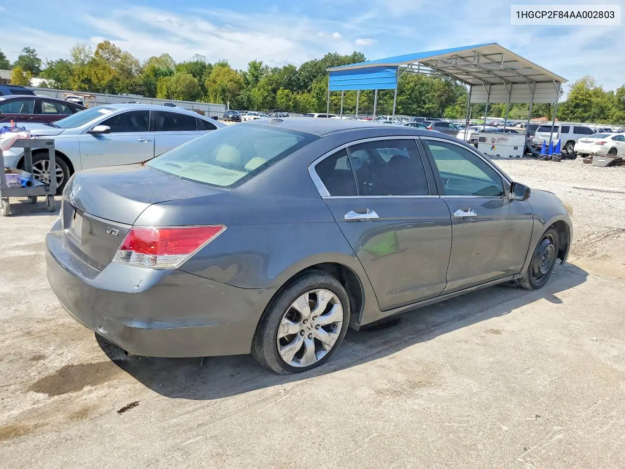2010 HONDA ACCORD VIN 1HGCP2F84AA002803 — фото 3