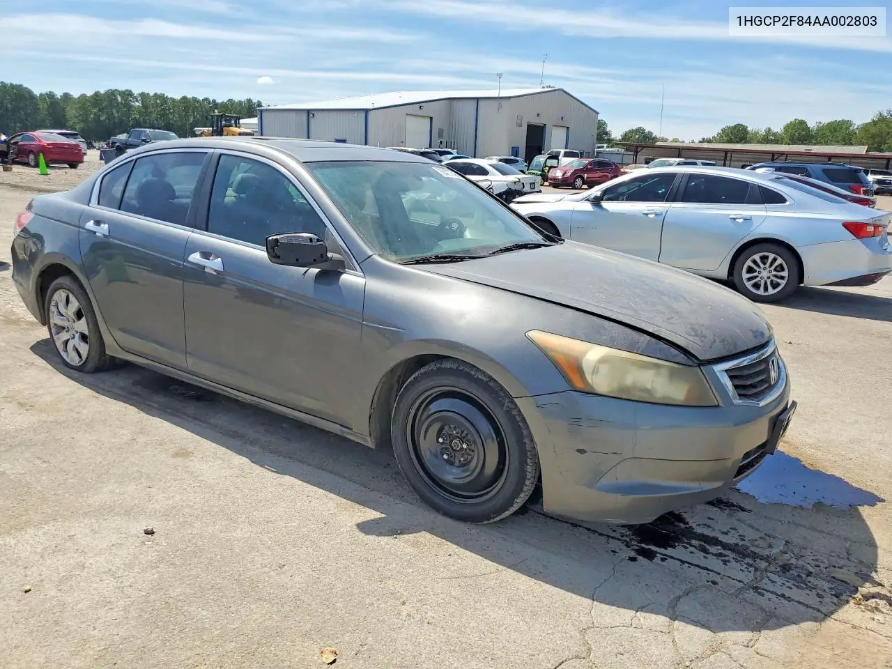 2010 HONDA ACCORD VIN 1HGCP2F84AA002803 — фото 4