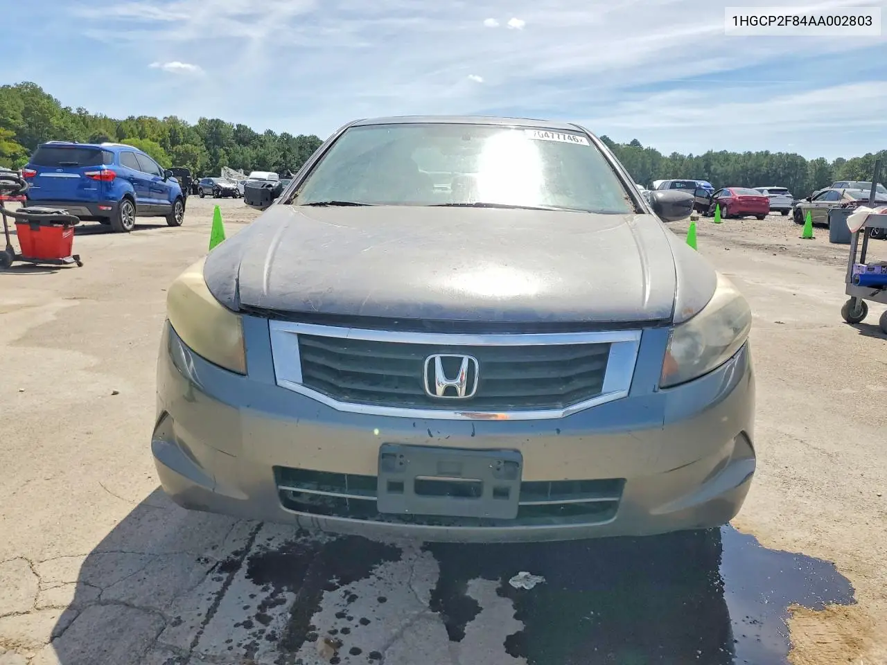 2010 HONDA ACCORD VIN 1HGCP2F84AA002803 — фото 5