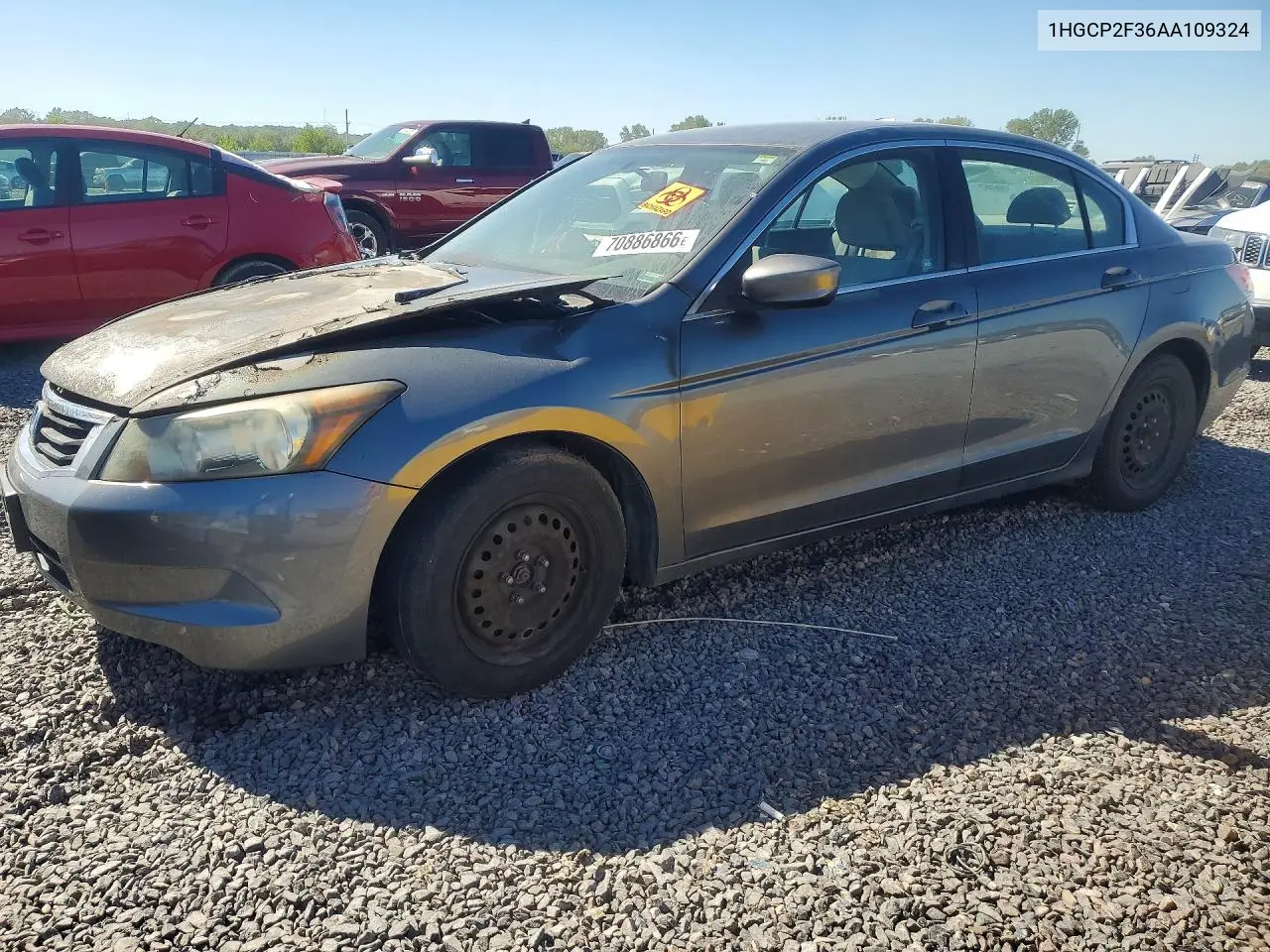 HONDA ACCORD 2010, VIN 1HGCP2F36AA109324
