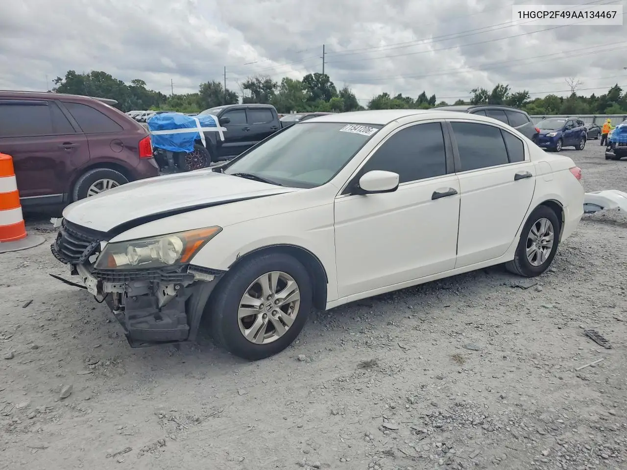 HONDA ACCORD 2010, VIN 1HGCP2F49AA134467