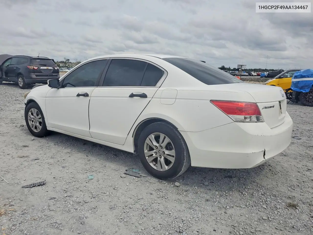 2010 HONDA ACCORD VIN 1HGCP2F49AA134467 — фото 2