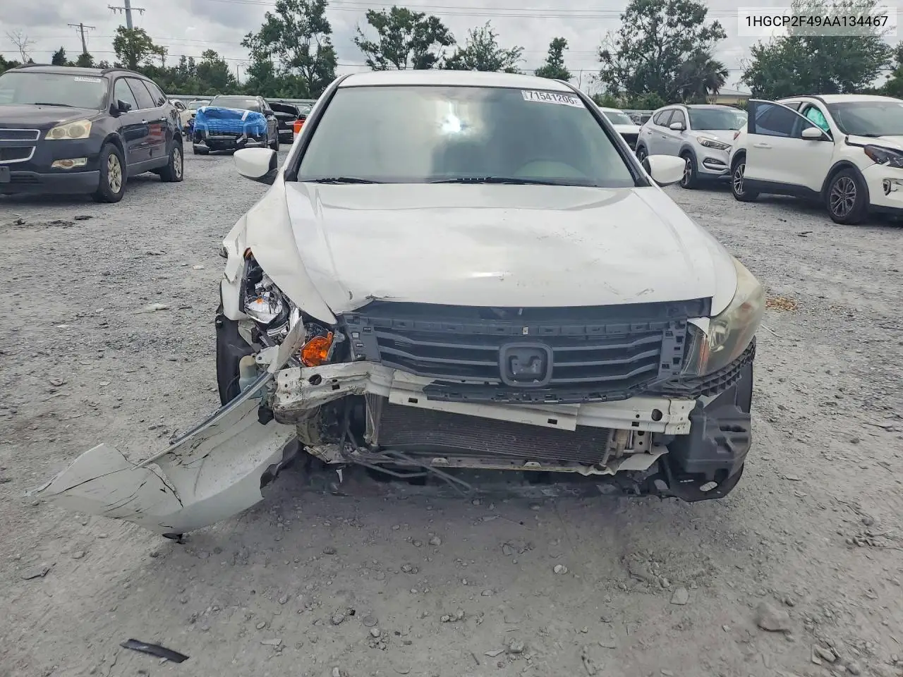 2010 HONDA ACCORD VIN 1HGCP2F49AA134467 — фото 5