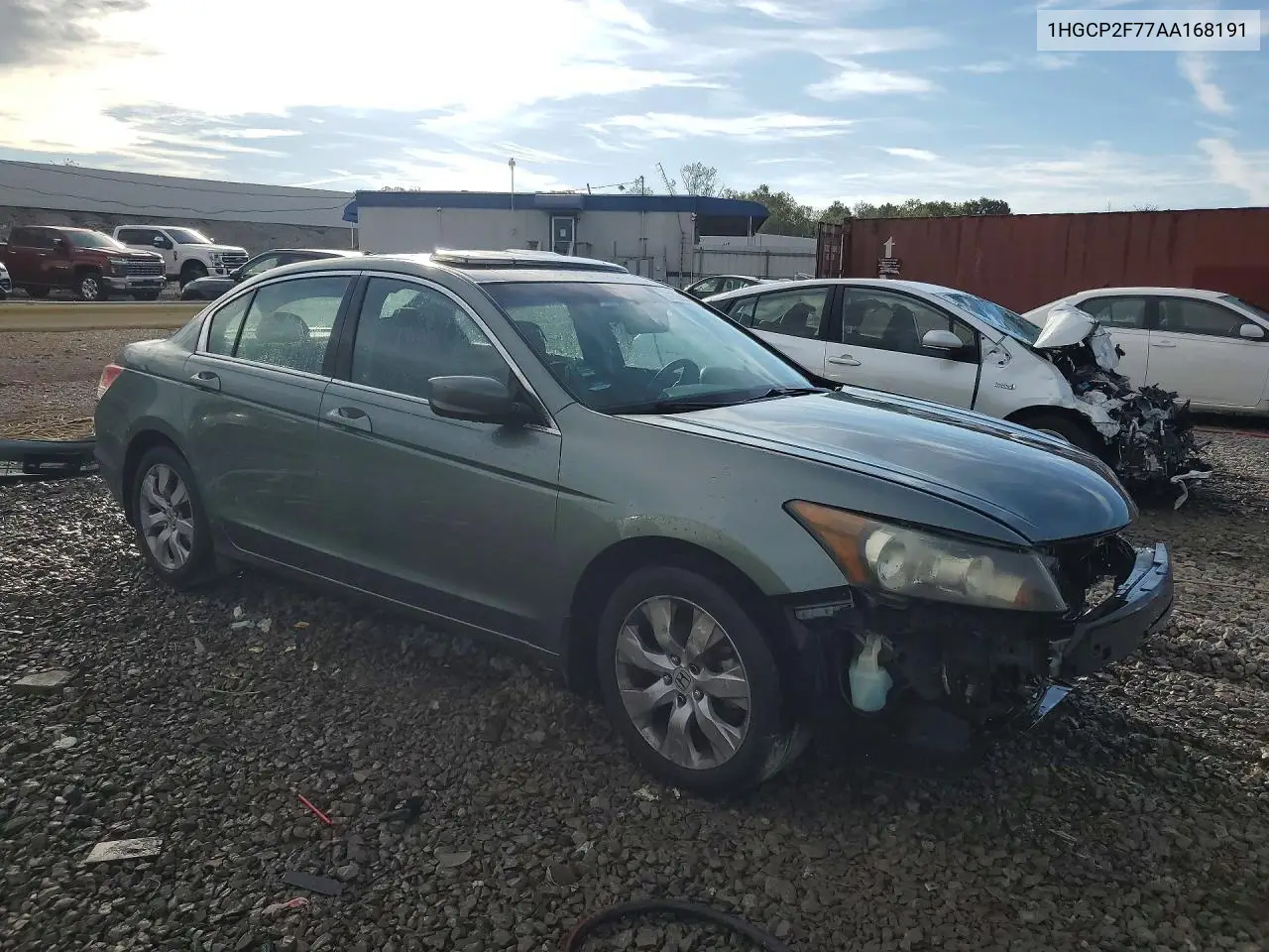 2010 HONDA ACCORD VIN 1HGCP2F77AA168191 — фото 4