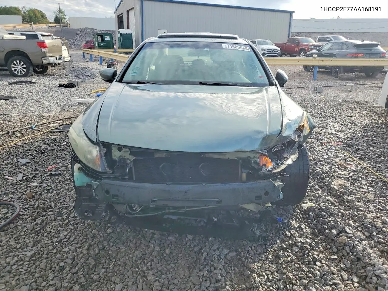 2010 HONDA ACCORD VIN 1HGCP2F77AA168191 — фото 5