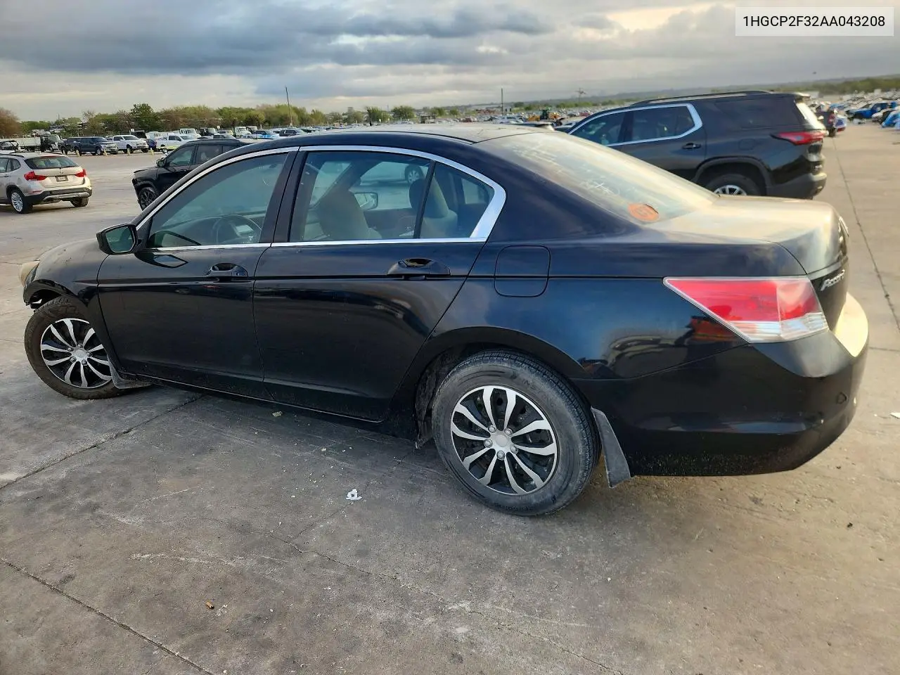 2010 HONDA ACCORD VIN 1HGCP2F32AA043208 — фото 2