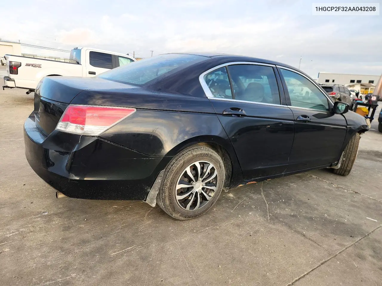 2010 HONDA ACCORD VIN 1HGCP2F32AA043208 — фото 3