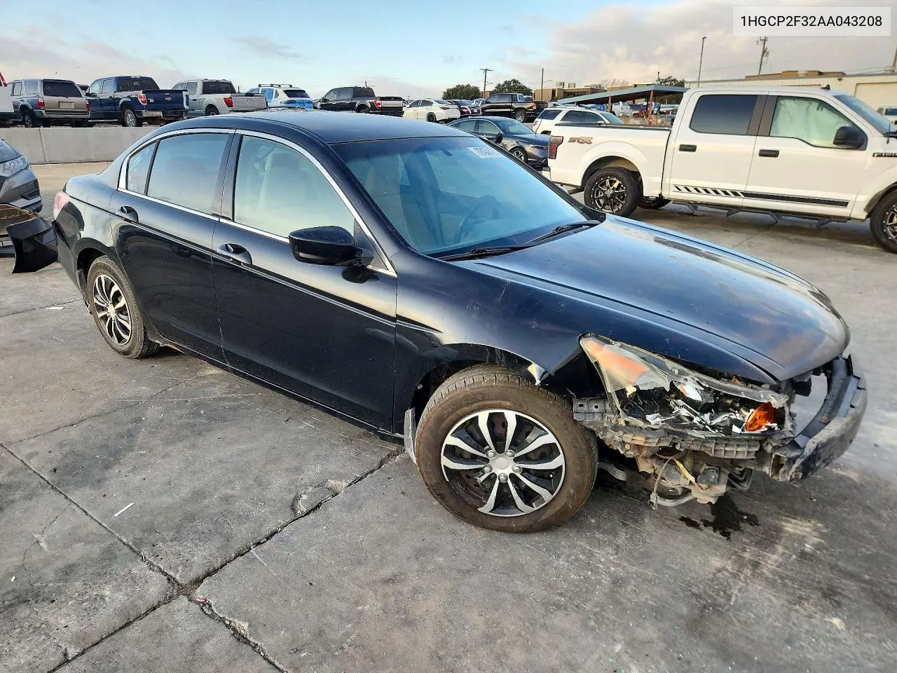 2010 HONDA ACCORD VIN 1HGCP2F32AA043208 — фото 4