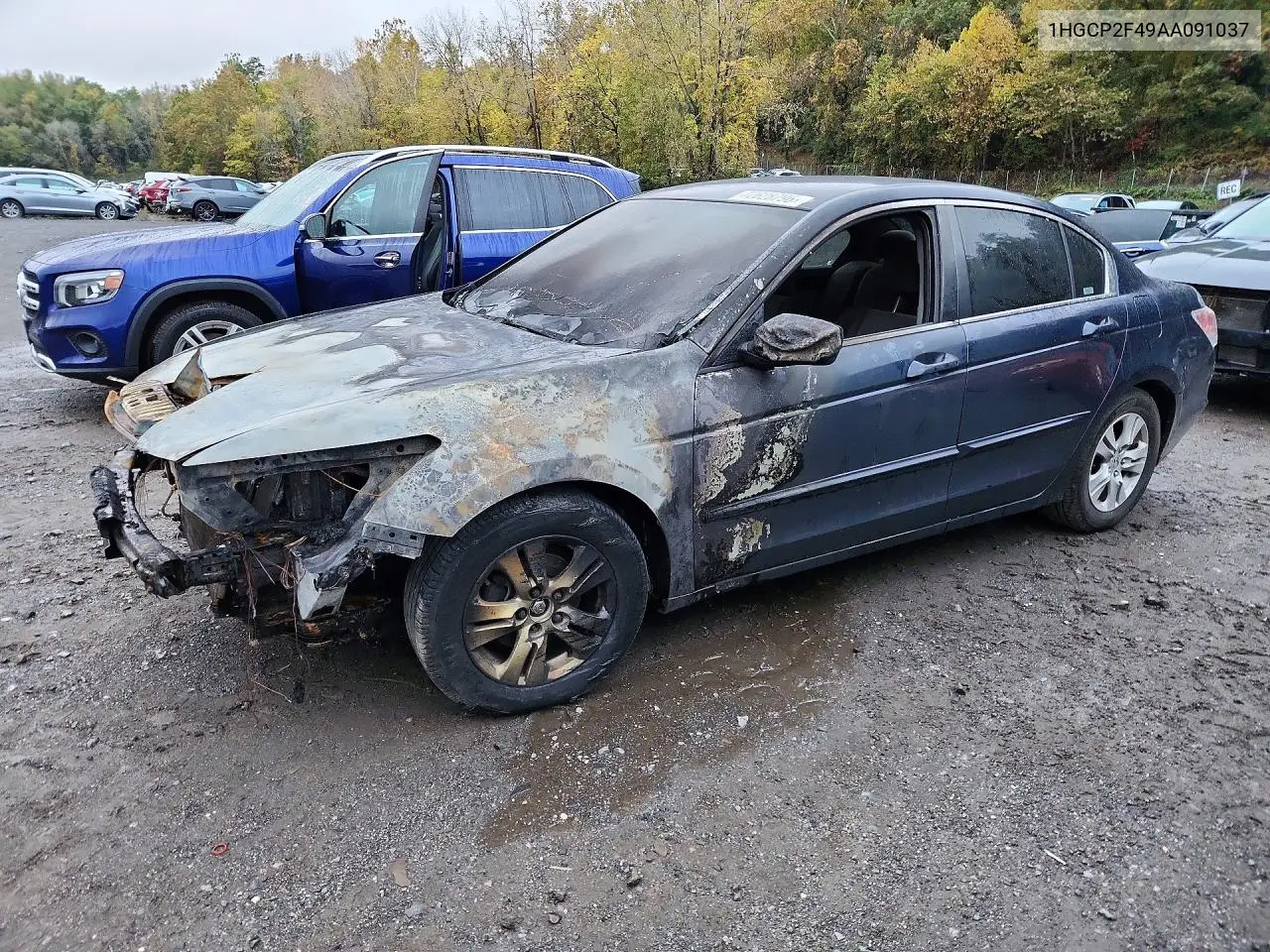 HONDA ACCORD 2010, VIN 1HGCP2F49AA091037