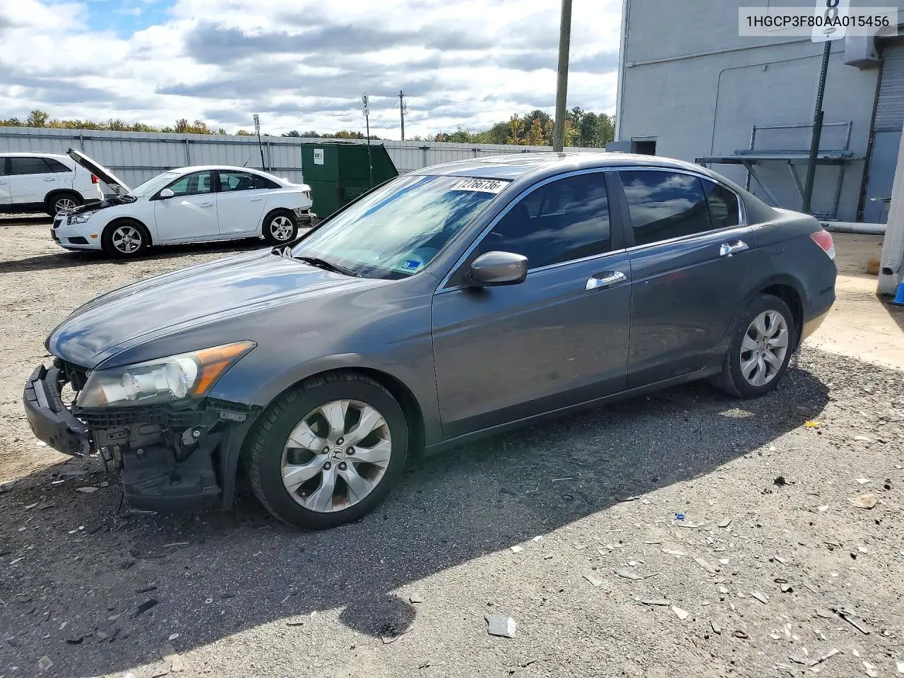 HONDA ACCORD 2010, VIN 1HGCP3F80AA015456