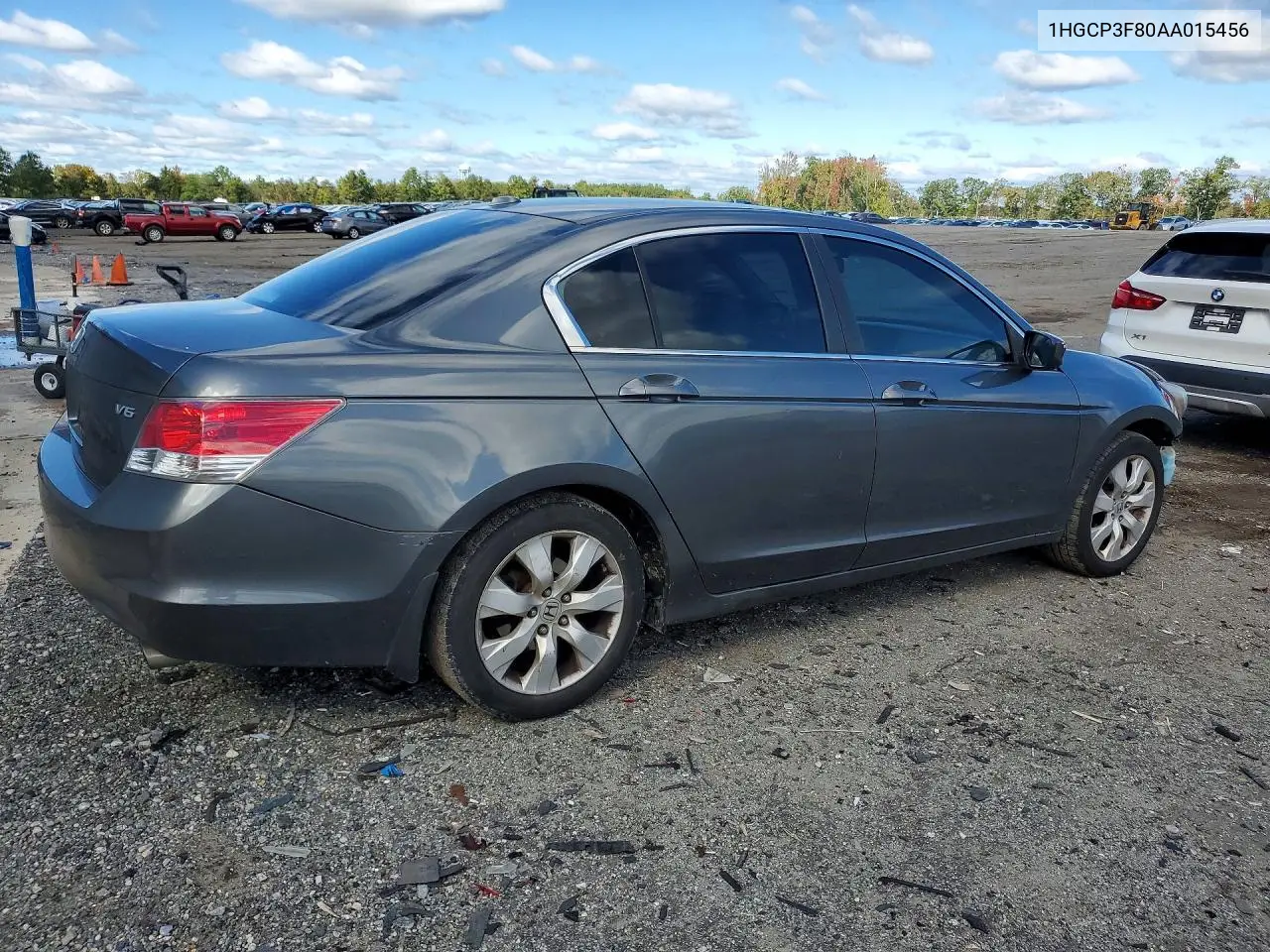 2010 HONDA ACCORD VIN 1HGCP3F80AA015456 — фото 3