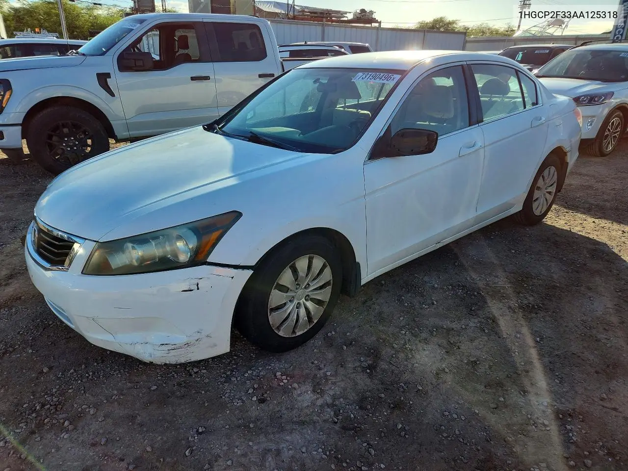 HONDA ACCORD 2010, VIN 1HGCP2F33AA125318