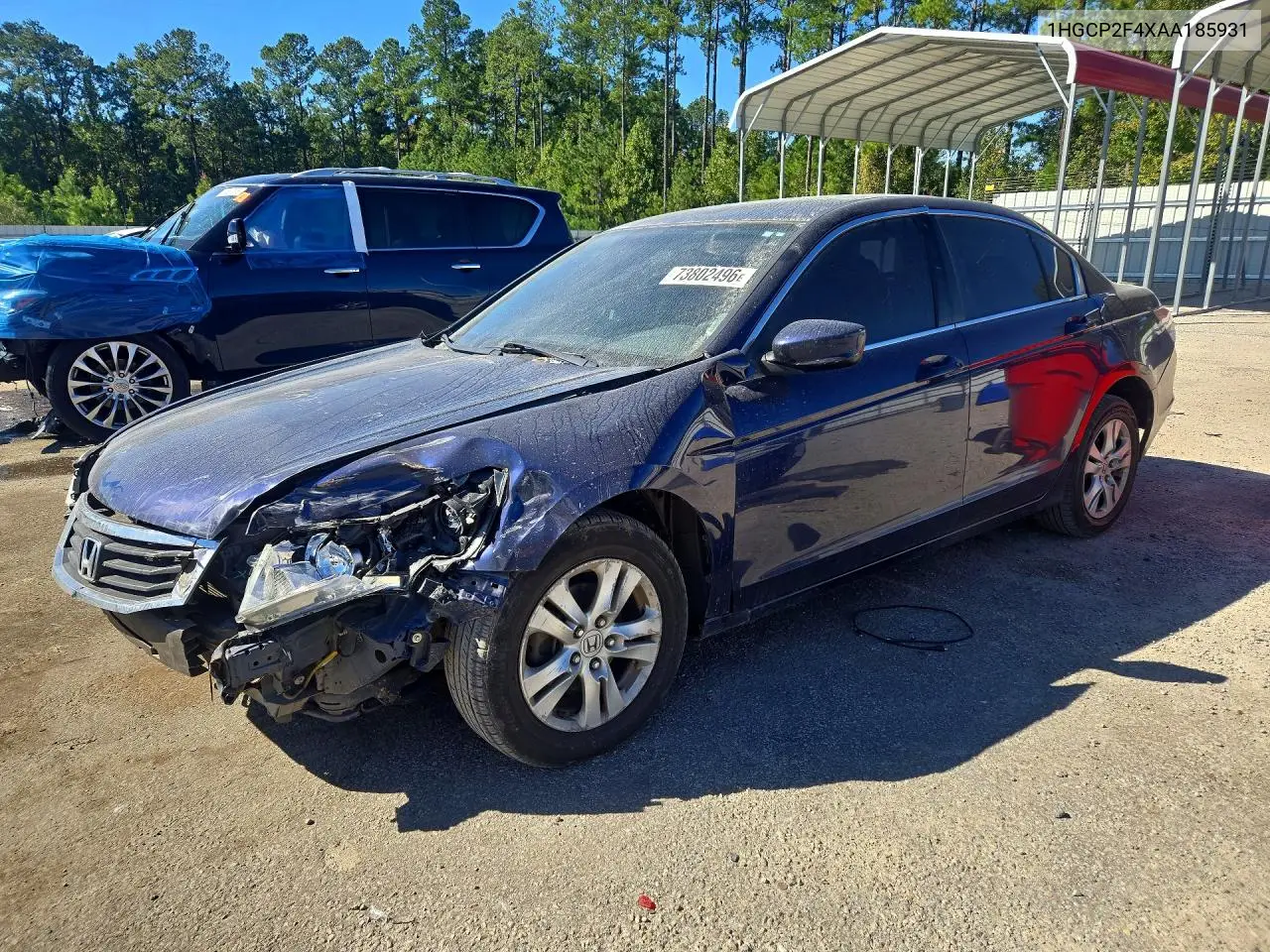 HONDA ACCORD 2010, VIN 1HGCP2F4XAA185931