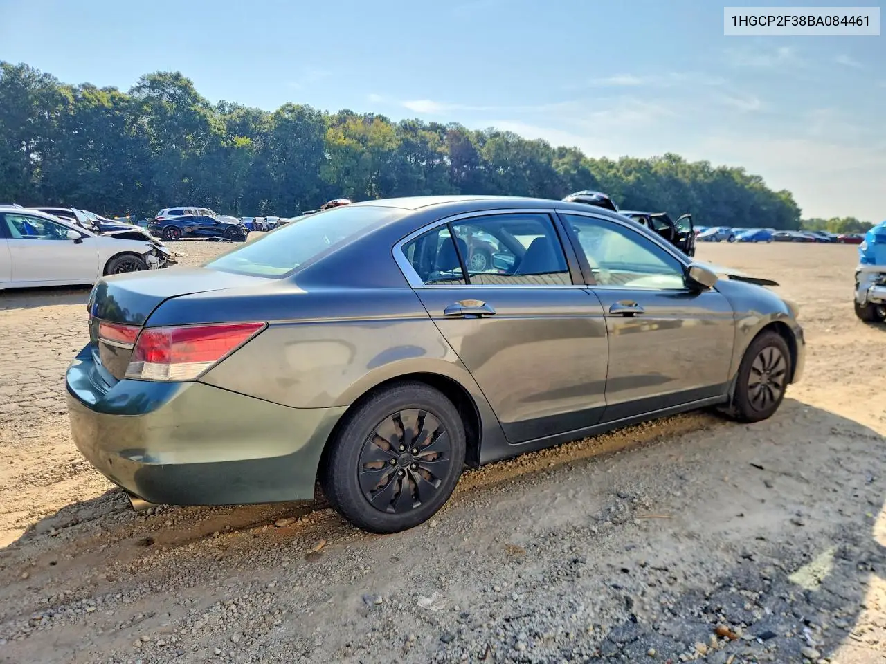 2011 HONDA ACCORD VIN 1HGCP2F38BA084461 — фото 3