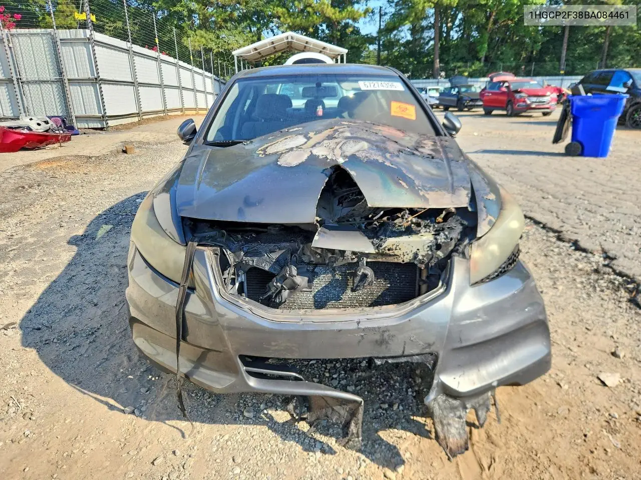 2011 HONDA ACCORD VIN 1HGCP2F38BA084461 — фото 5