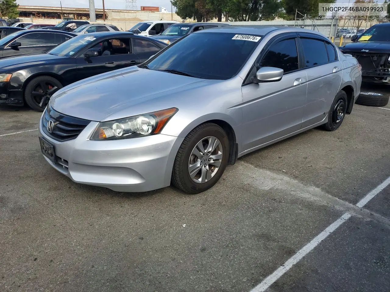 HONDA ACCORD 2011, VIN 1HGCP2F46BA099923