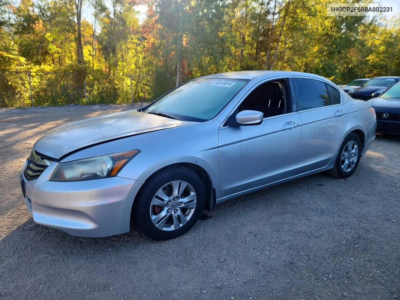 HONDA ACCORD 2011, VIN 1HGCP2F68BA802231