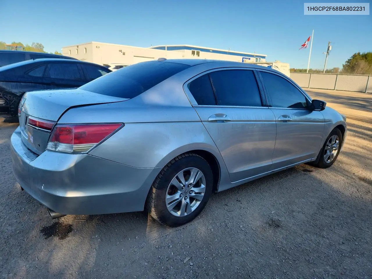 2011 HONDA ACCORD VIN 1HGCP2F68BA802231 — фото 3