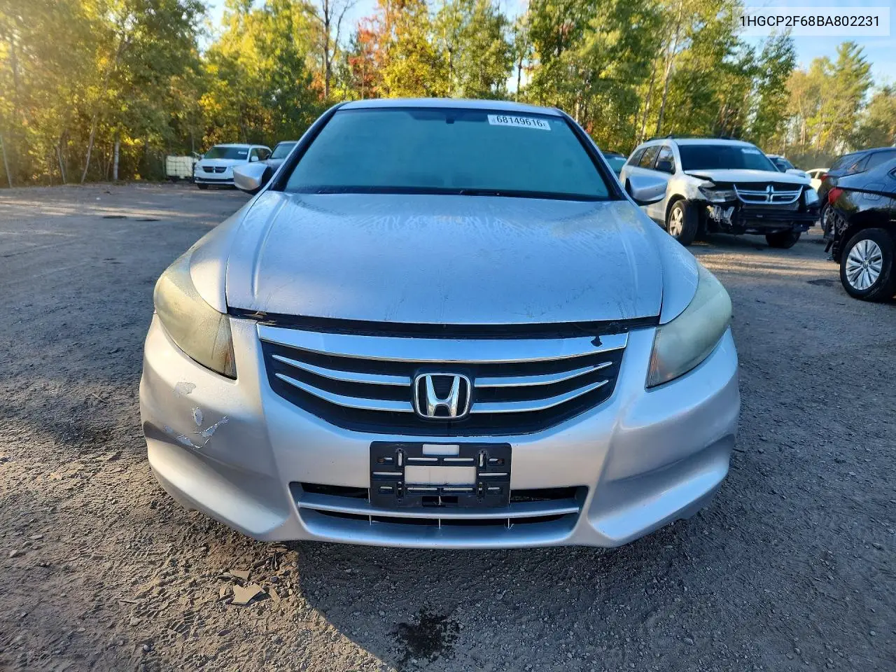 2011 HONDA ACCORD VIN 1HGCP2F68BA802231 — фото 5