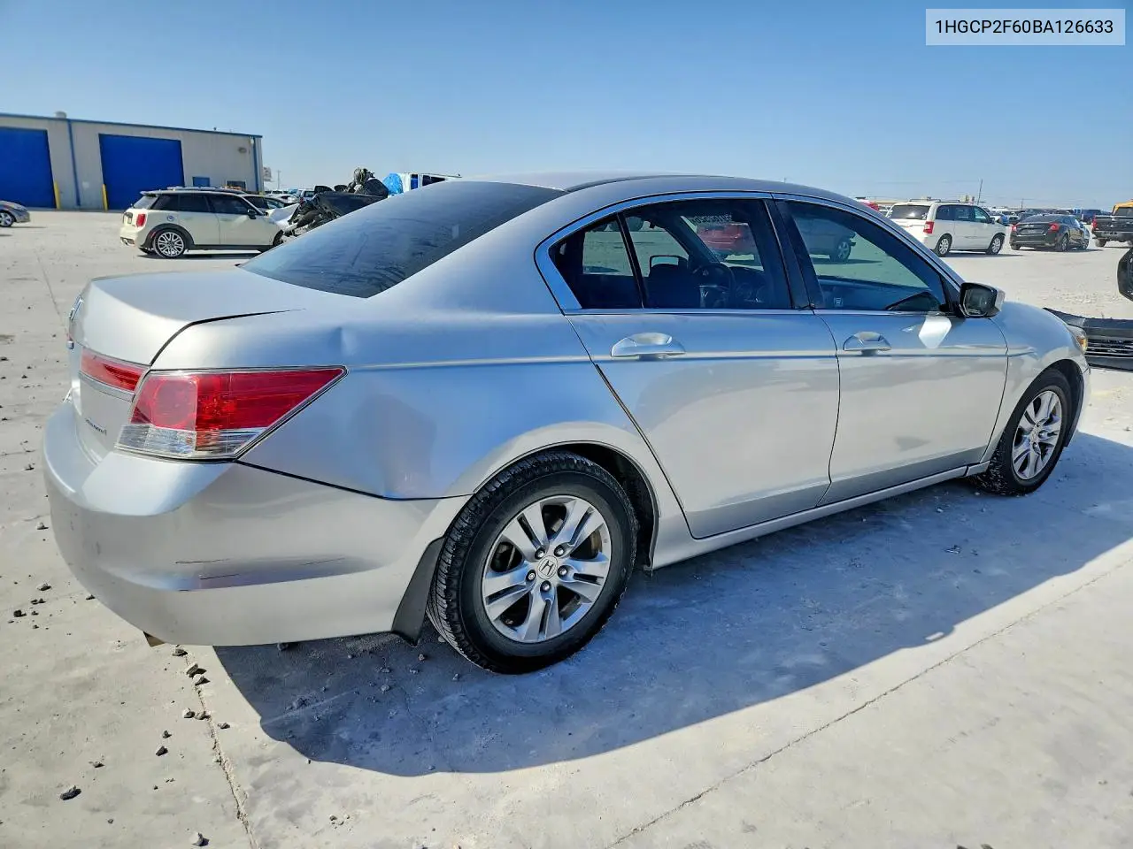 2011 HONDA ACCORD VIN 1HGCP2F60BA126633 — фото 3