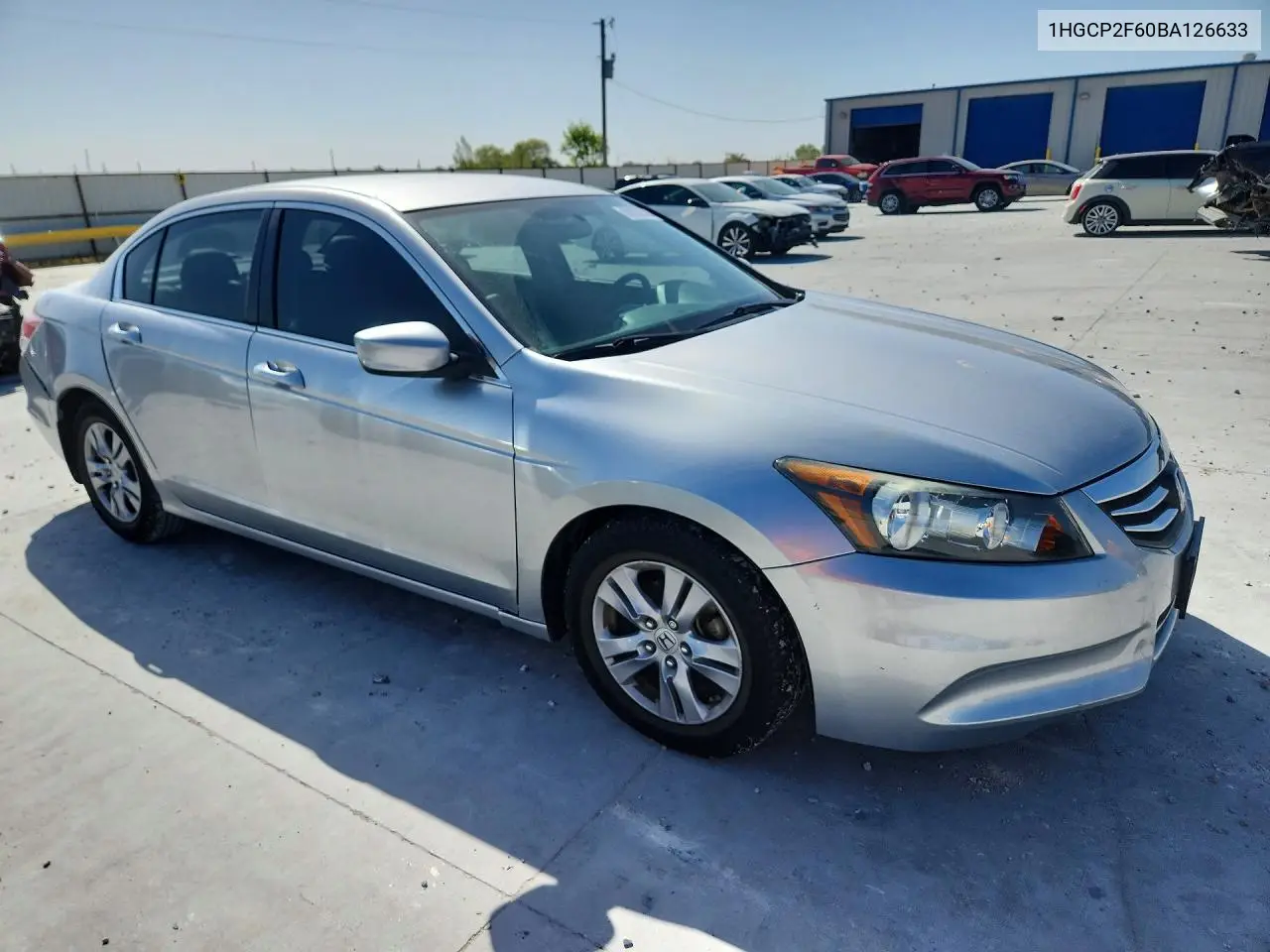 2011 HONDA ACCORD VIN 1HGCP2F60BA126633 — фото 4