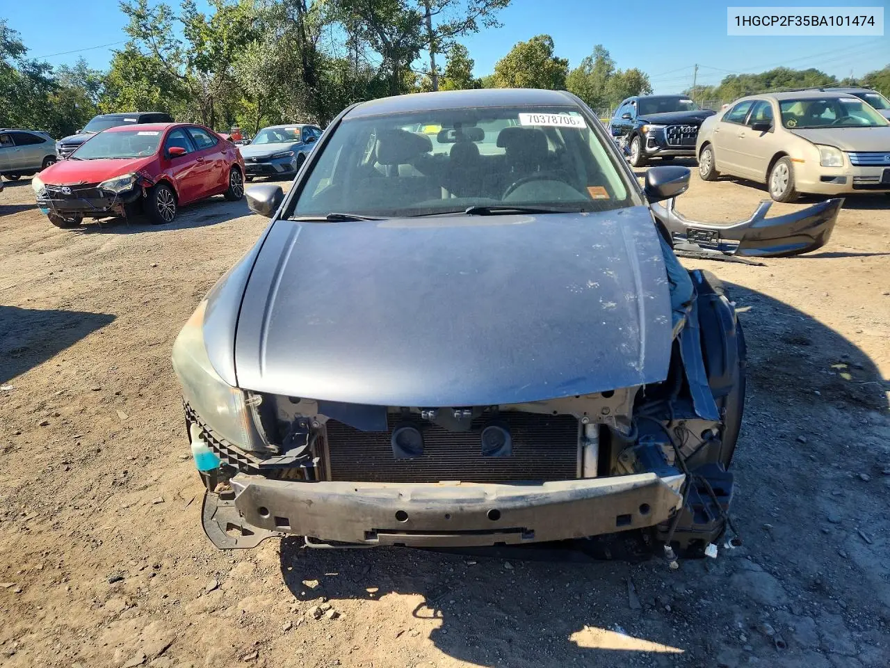 2011 HONDA ACCORD VIN 1HGCP2F35BA101474 — фото 5