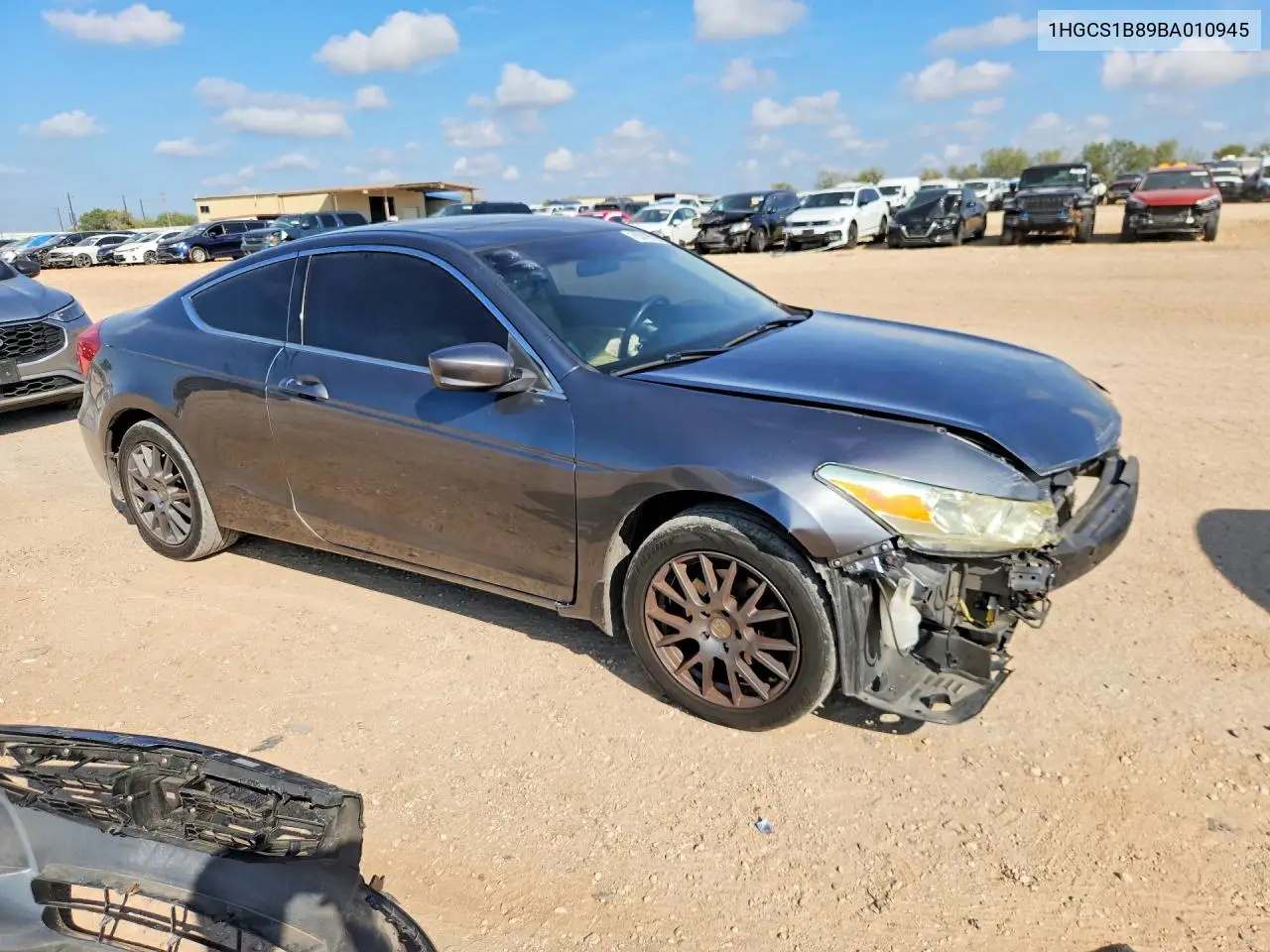 2011 HONDA ACCORD VIN 1HGCS1B89BA010945 — фото 4