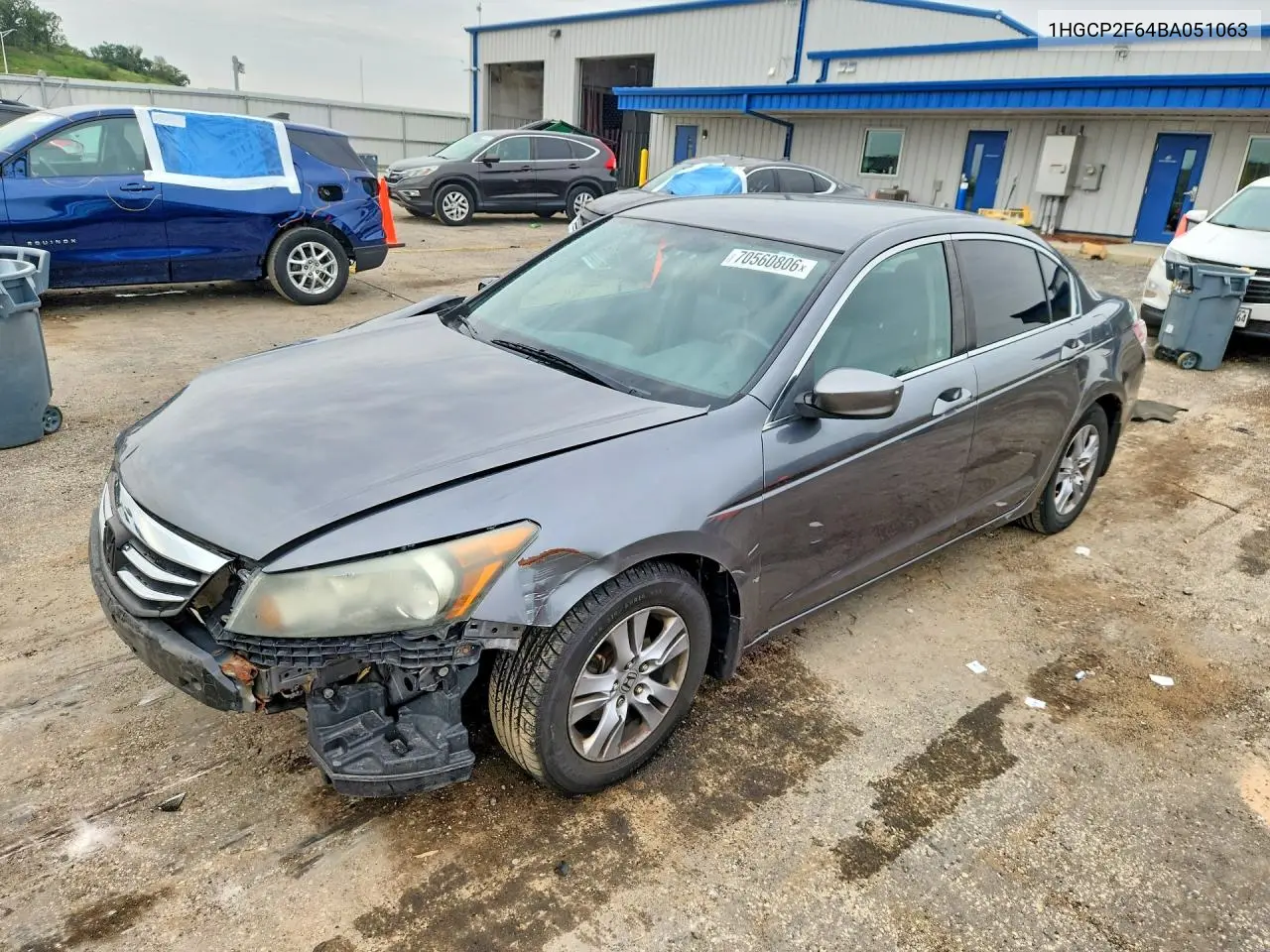 HONDA ACCORD 2011, VIN 1HGCP2F64BA051063