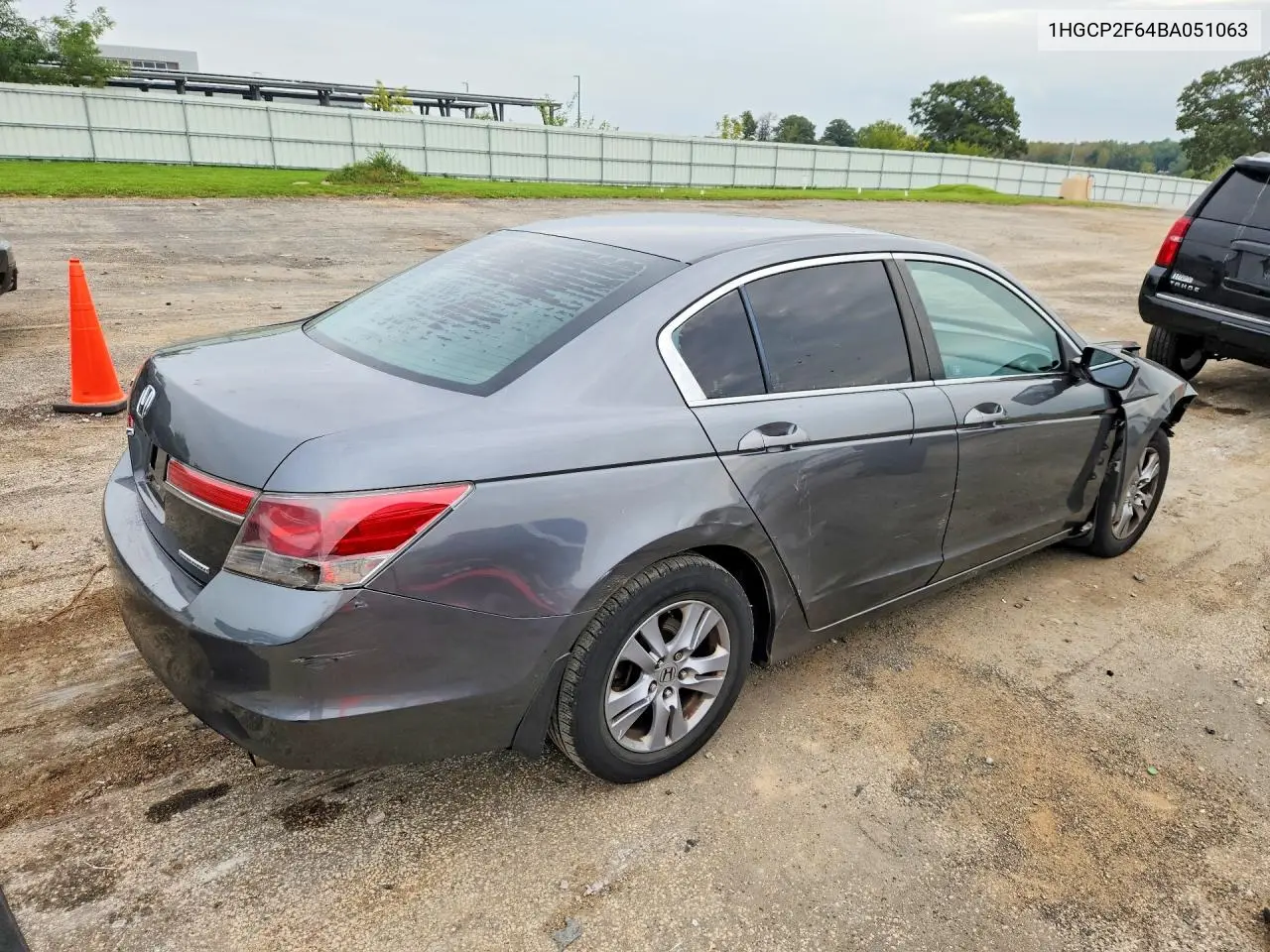 2011 HONDA ACCORD VIN 1HGCP2F64BA051063 — фото 3