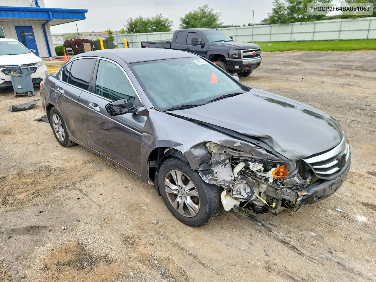 2011 HONDA ACCORD VIN 1HGCP2F64BA051063 — фото 4