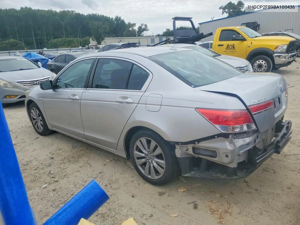 2011 HONDA ACCORD VIN 1HGCP2F89BA100436 — фото 2