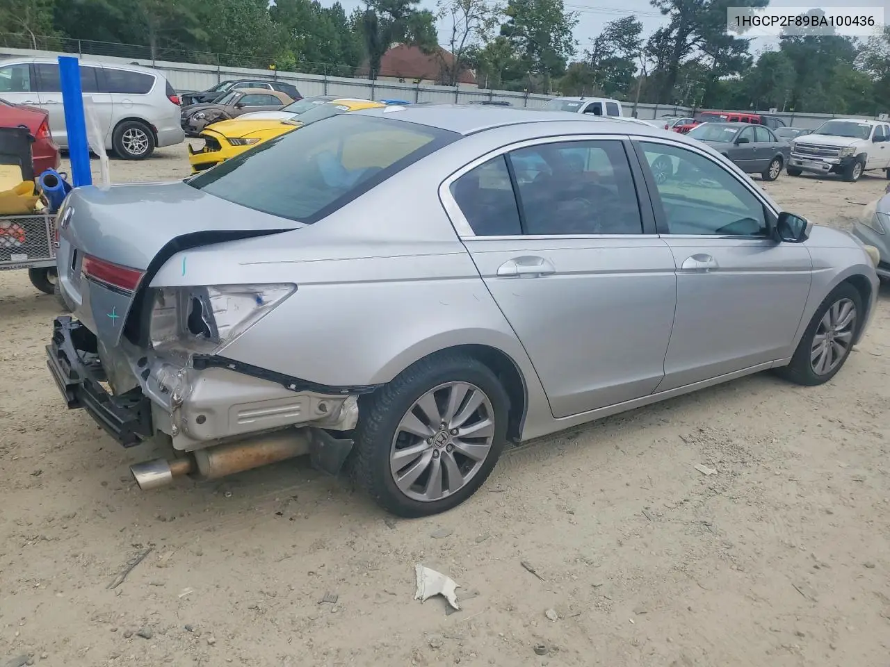 2011 HONDA ACCORD VIN 1HGCP2F89BA100436 — фото 3