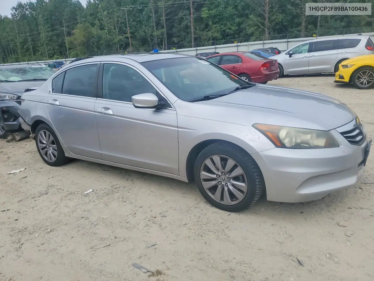 2011 HONDA ACCORD VIN 1HGCP2F89BA100436 — фото 4