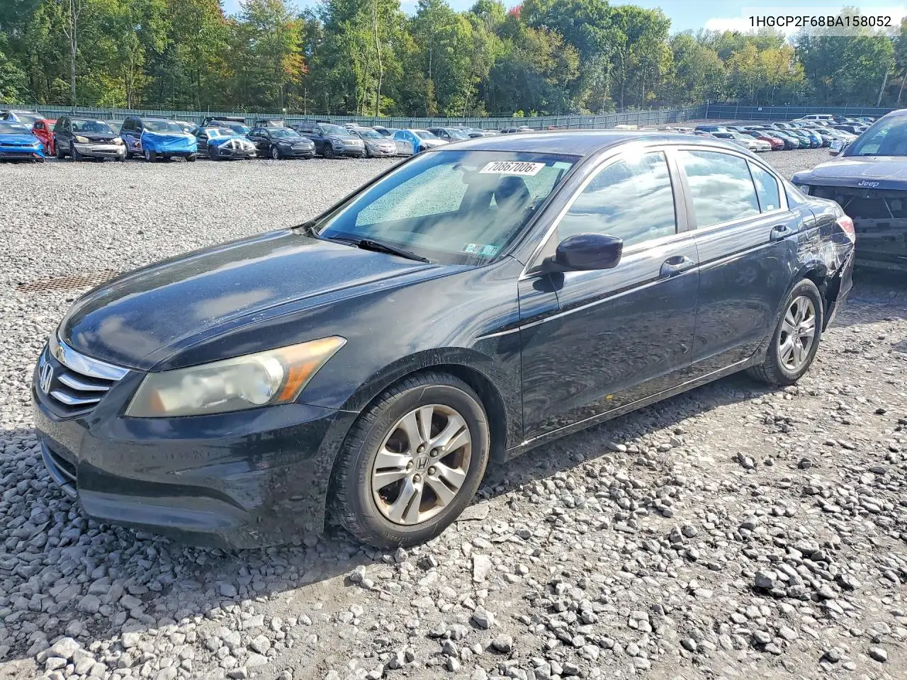 HONDA ACCORD 2011, VIN 1HGCP2F68BA158052