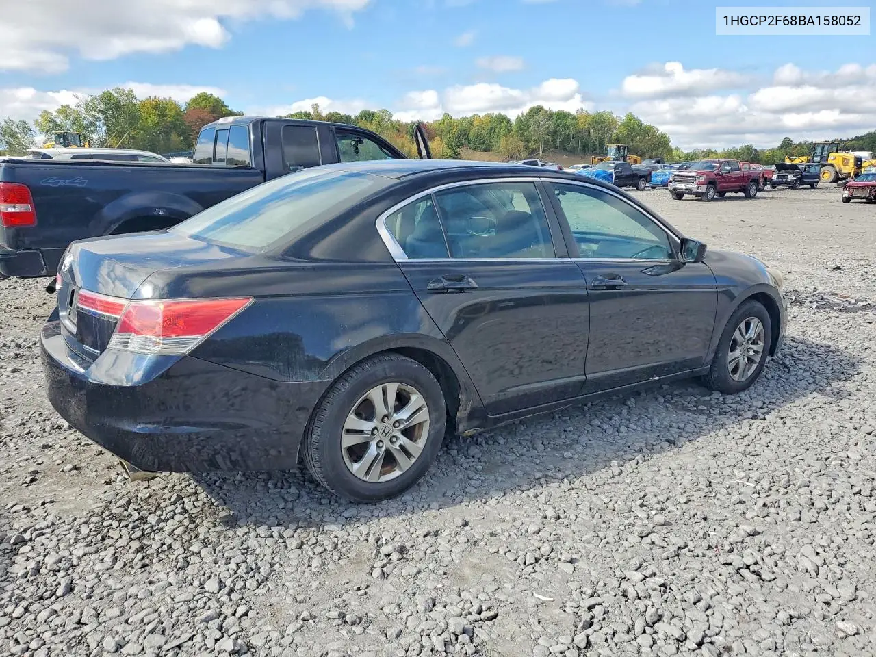 2011 HONDA ACCORD VIN 1HGCP2F68BA158052 — фото 3