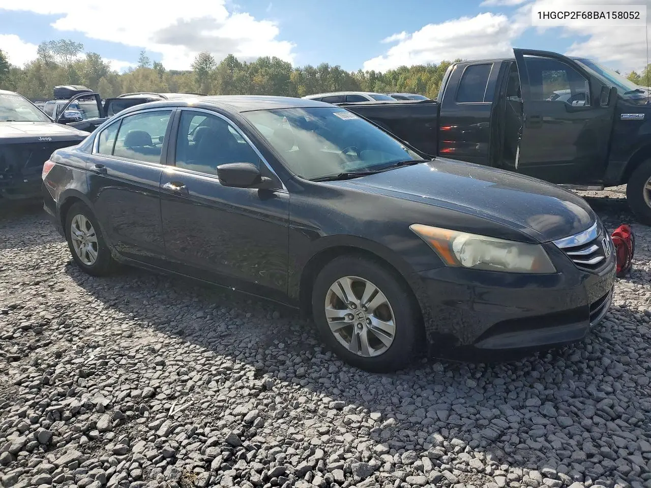 2011 HONDA ACCORD VIN 1HGCP2F68BA158052 — фото 4