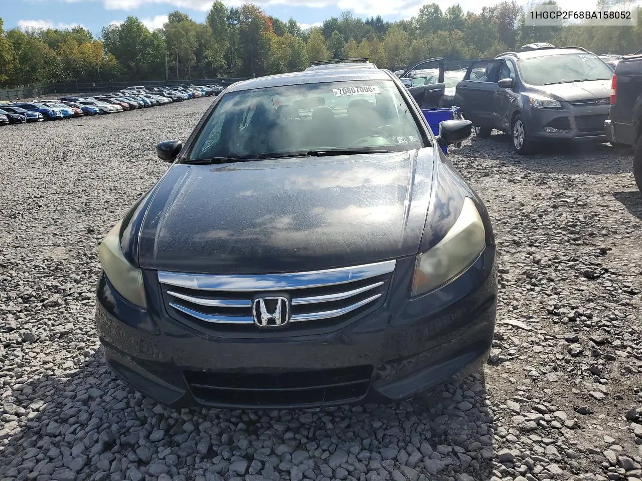 2011 HONDA ACCORD VIN 1HGCP2F68BA158052 — фото 5
