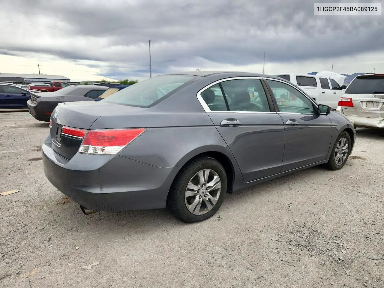 2011 HONDA ACCORD VIN 1HGCP2F45BA089125 — фото 3