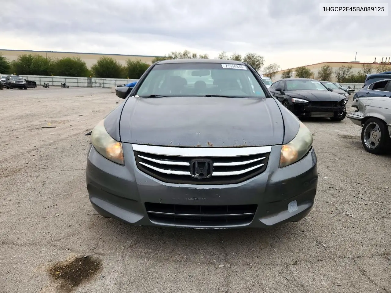 2011 HONDA ACCORD VIN 1HGCP2F45BA089125 — фото 5