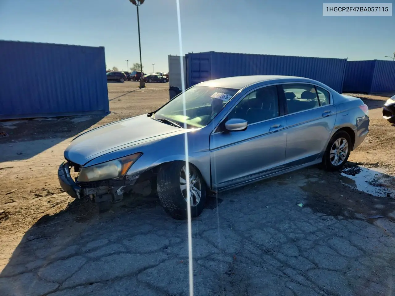 HONDA ACCORD 2011, VIN 1HGCP2F47BA057115
