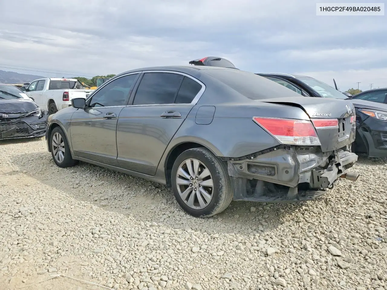 2011 HONDA ACCORD VIN 1HGCP2F49BA020485 — фото 2