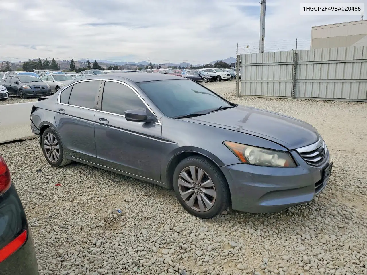 2011 HONDA ACCORD VIN 1HGCP2F49BA020485 — фото 4