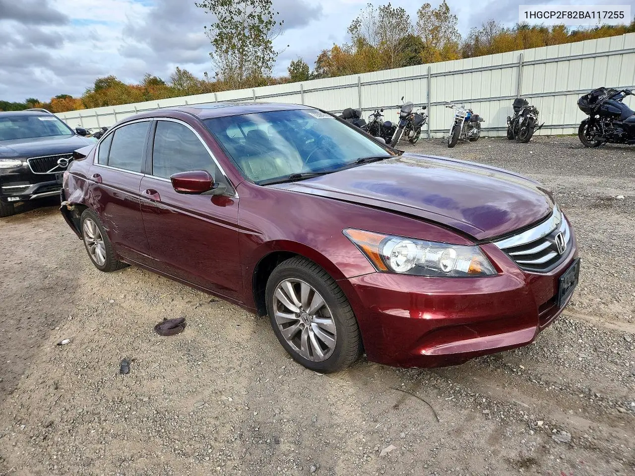 2011 HONDA ACCORD VIN 1HGCP2F82BA117255 — фото 4