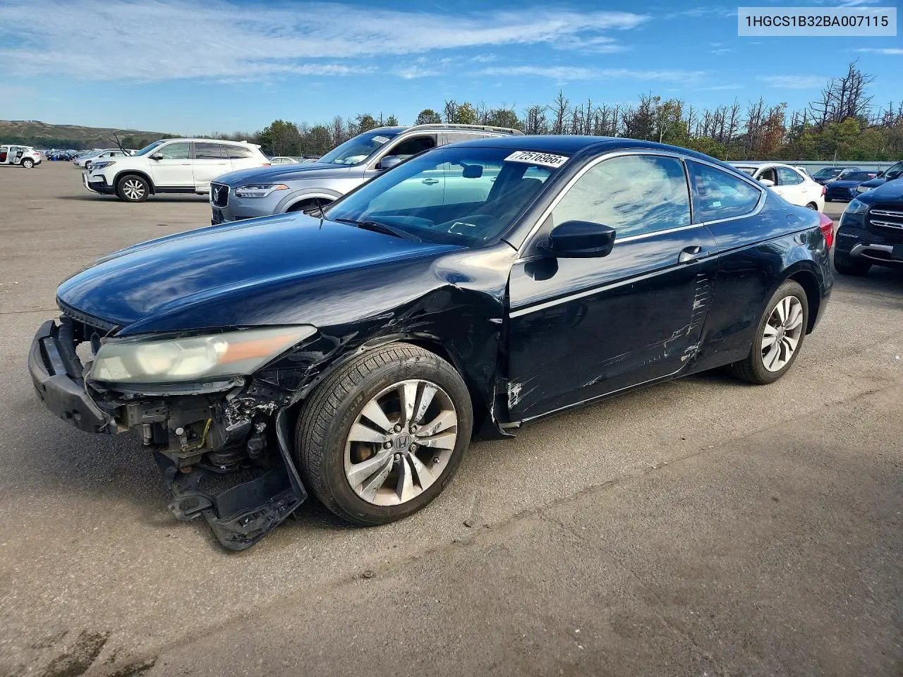 HONDA ACCORD 2011, VIN 1HGCS1B32BA007115