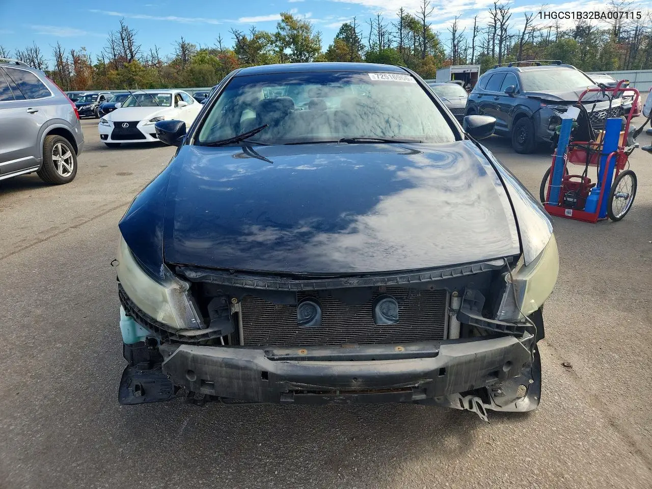 2011 HONDA ACCORD VIN 1HGCS1B32BA007115 — фото 5
