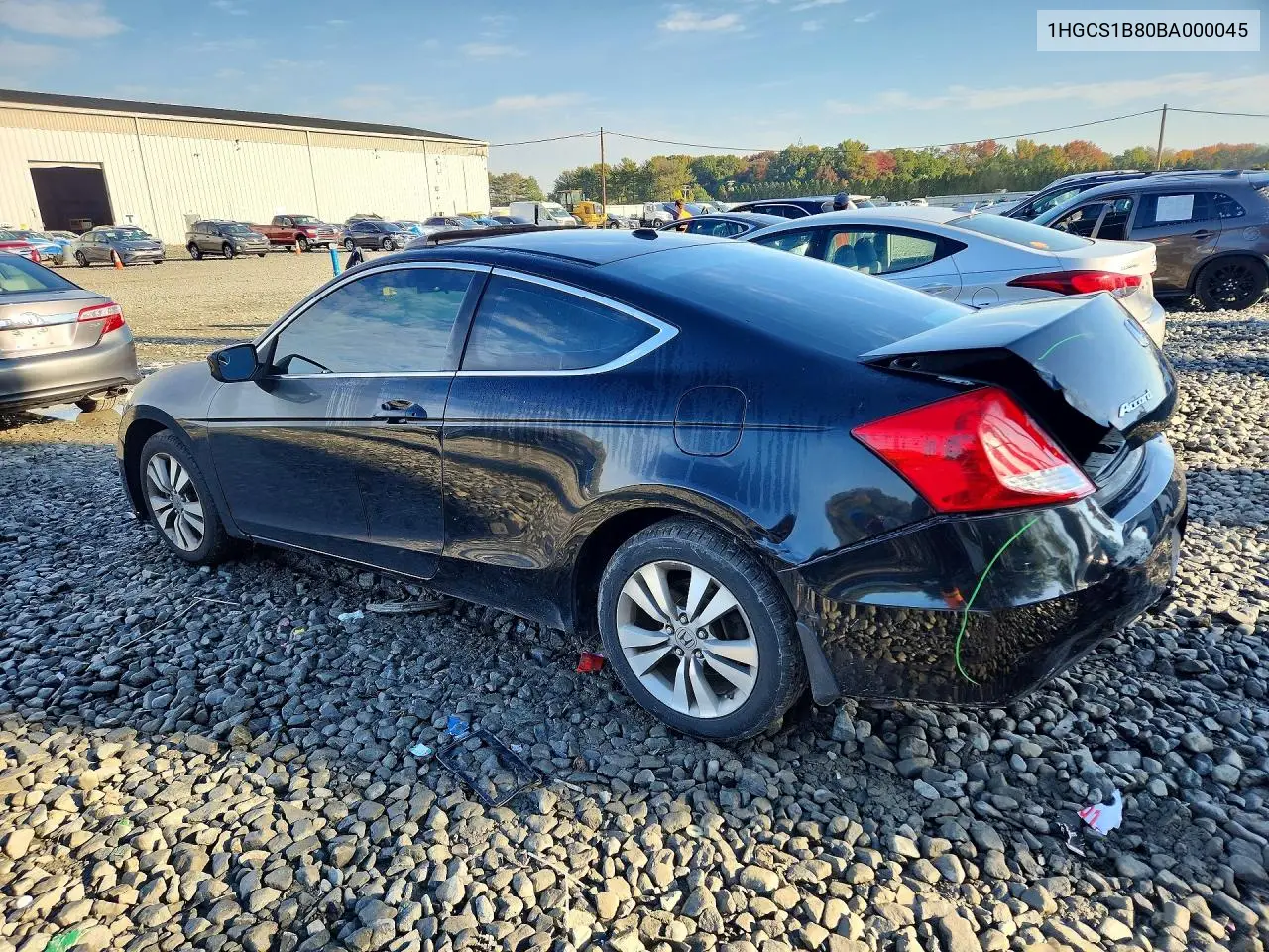 2011 HONDA ACCORD VIN 1HGCS1B80BA000045 — фото 2