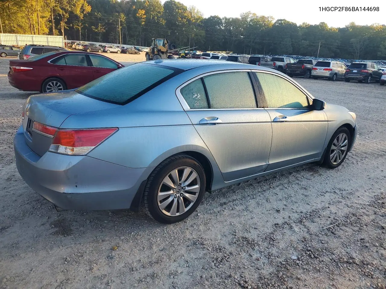 2011 HONDA ACCORD VIN 1HGCP2F86BA144698 — фото 3