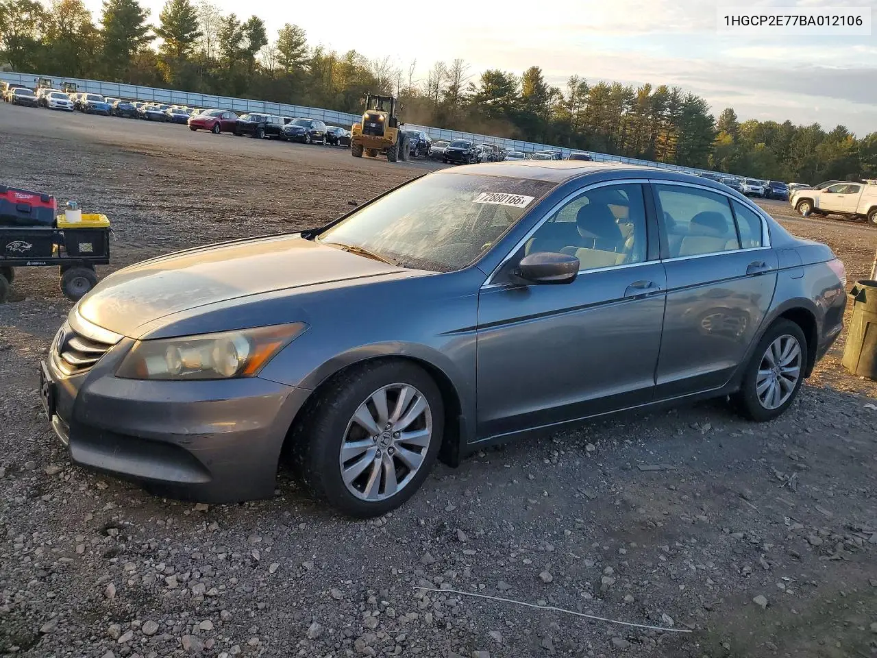 HONDA ACCORD 2011, VIN 1HGCP2E77BA012106