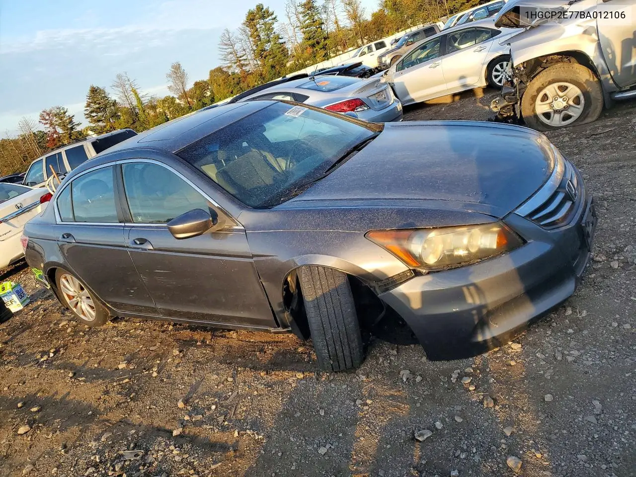 2011 HONDA ACCORD VIN 1HGCP2E77BA012106 — фото 4